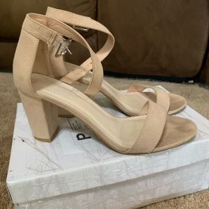 Beige/Nude heels